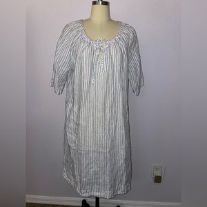 CP Shades white striped dress